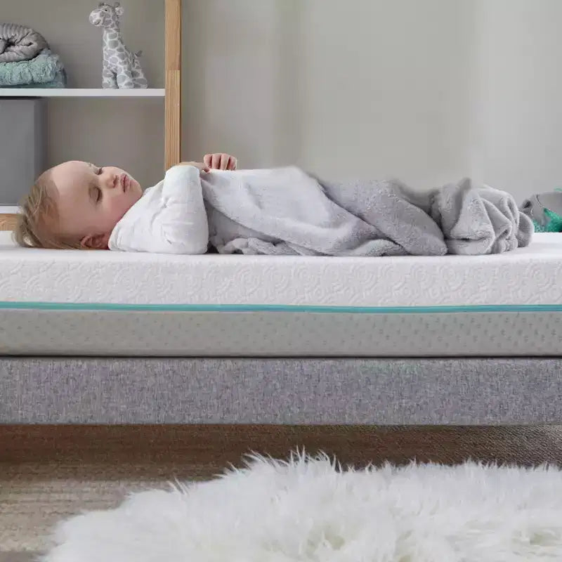 Materasso per Culla e Lettino, Ipoallergenico Impermeabile in Memory Foam, Lati Morbido/Rigido