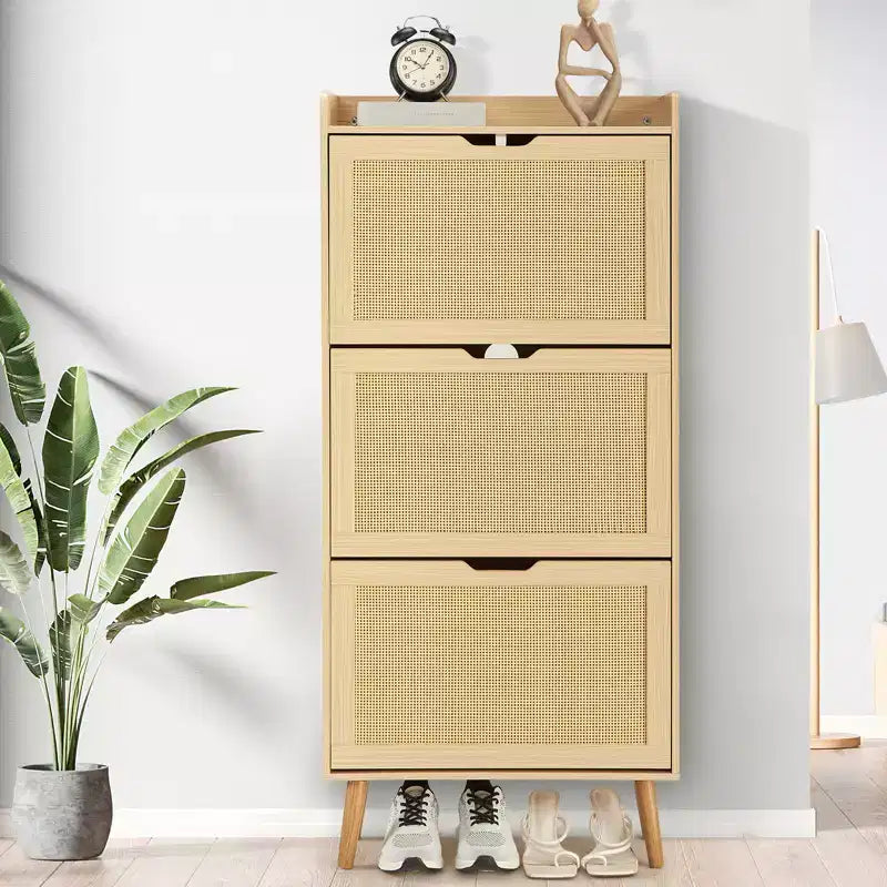 Scarpiere con Cassetti - Organizzatore Ventilato e Anti-Odore per 15-20 Paia di Scarpe Antiribaltamento