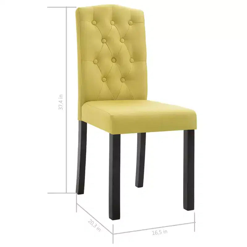 Set di 4 sedie da pranzo moderne imbottite con gambe in legno massello e schienale alto