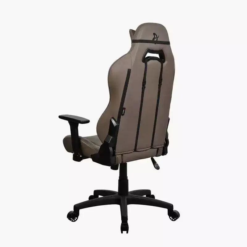 Sedia da ufficio e gaming ergonomica in morbida pelle PU con braccioli e inclinazione regolabili