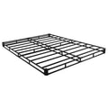 VEVOR Box Spring, Queen Size Bed Frame with Washable Fabric Cloth, Heavy Duty Metal Frame for Queen Bed, 4 in Mattress Foundation,Black