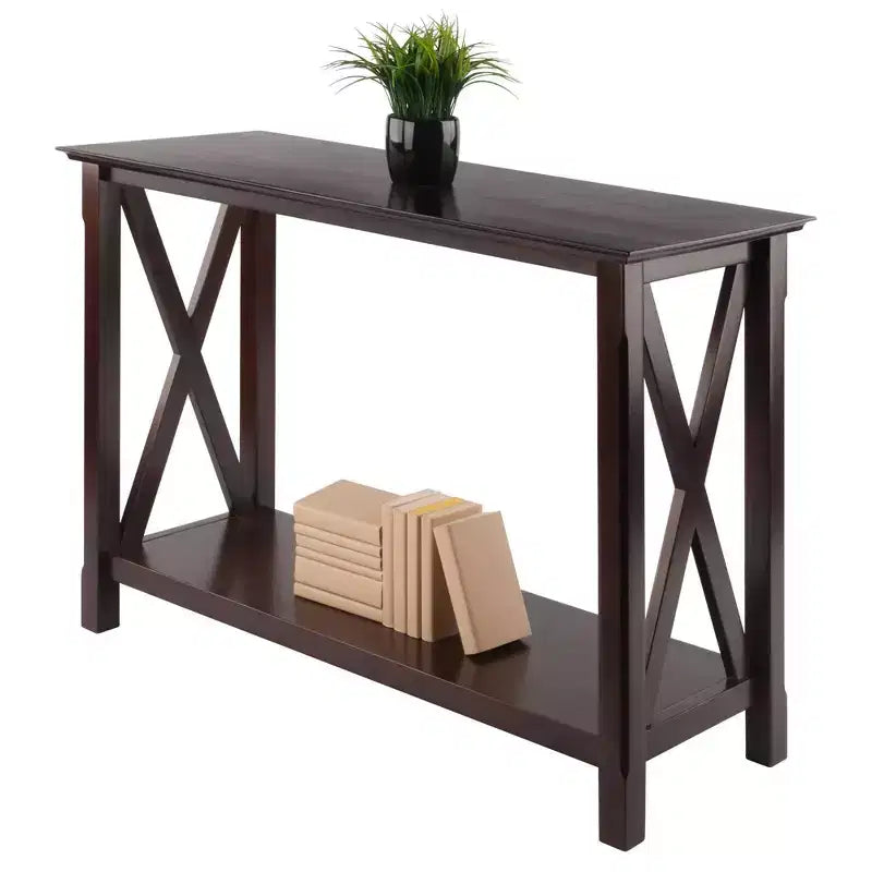 Console Cappuccino – Tavolo sottile da ingresso o da divano per corridoio e soggiorno