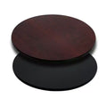 Emma and Oliver 30 Round Table Top with Reversible Laminate Top